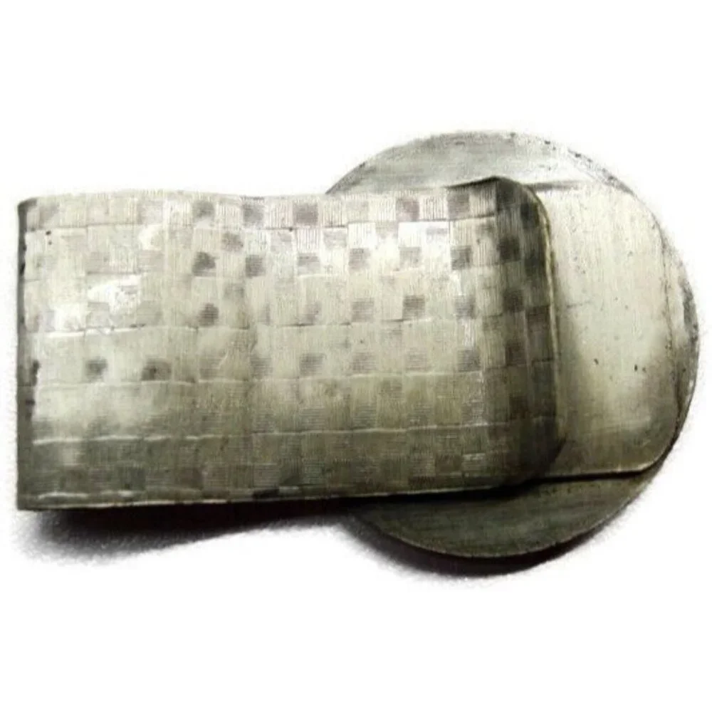 Trader's Grill Money Clip Credit Card Cash ID Holder Silver Tone Advertisement